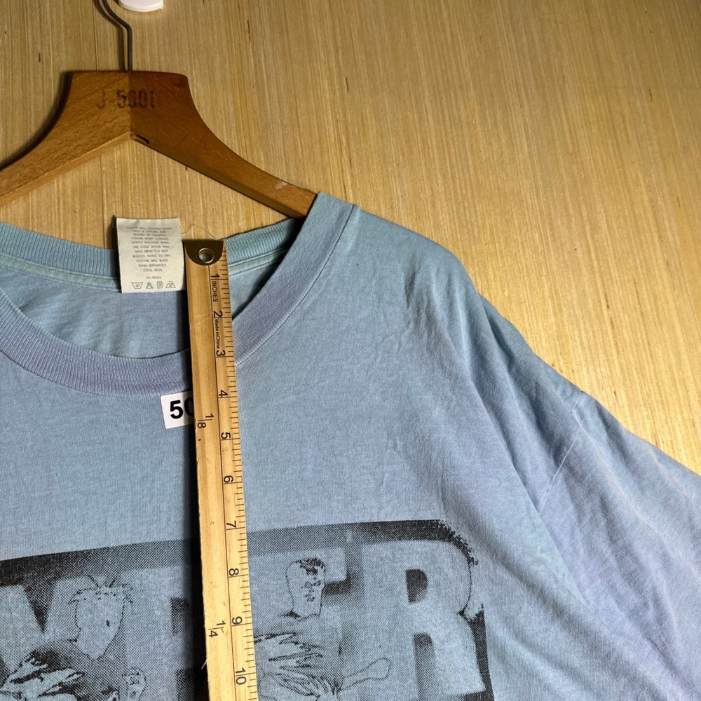 Vintage Generra Hypercolor T Shirt Mens XL Blue 90s Heat Sensitive Graphic Tee - Picture 11 of 15